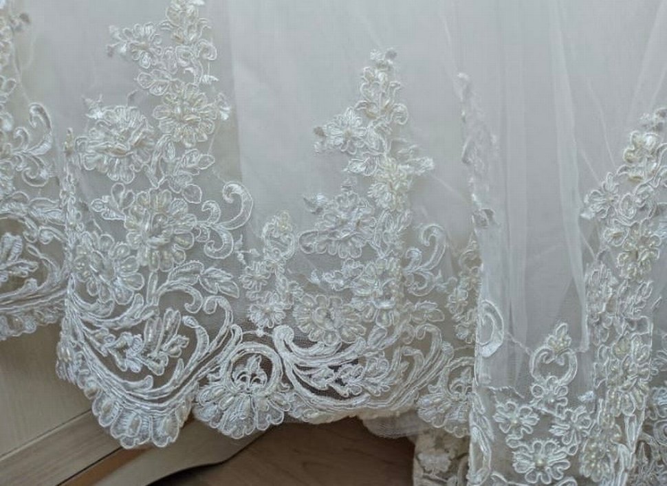 V Yaka İnce Askılı Vintage Prenses Gelinlik - Görsel 5