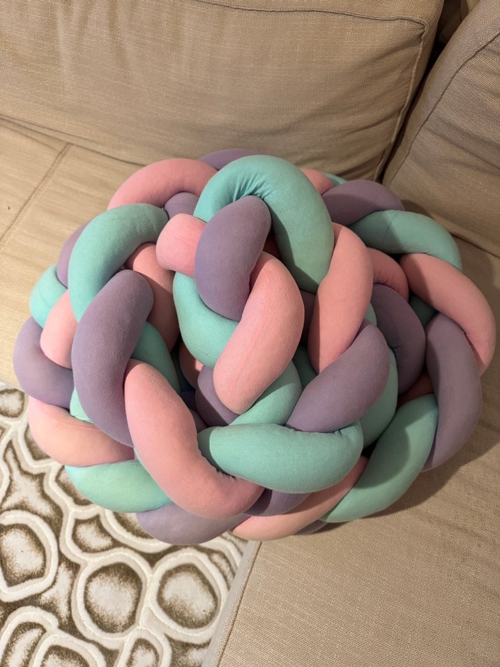 Pastel Renkli Örgü Çocuk Uyku Aksesuarı - Görsel 3