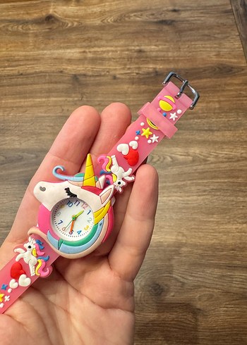 Renkli Unicorn Temalı Kadın Kol Saati - Görsel 3