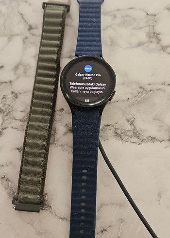 Samsung Galaxy Watch5 Pro Lacivert Akıllı Saat - Görsel 3