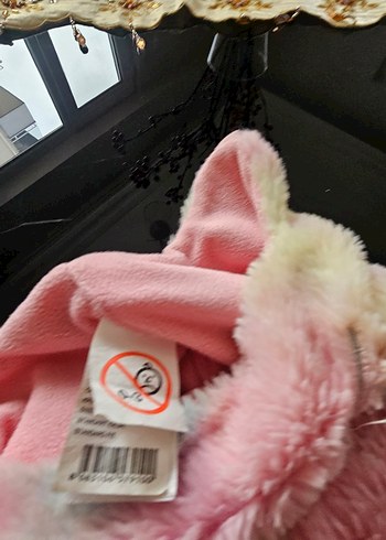 Çok Renkli Peluş Çocuk Bere Kulaklı - Görsel 3