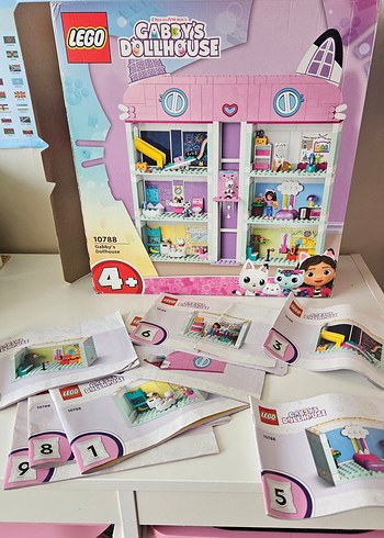 LEGO 10788 Gabbys Dollhouse Kutulu, Eksiksiz, Temiz - Görsel 6