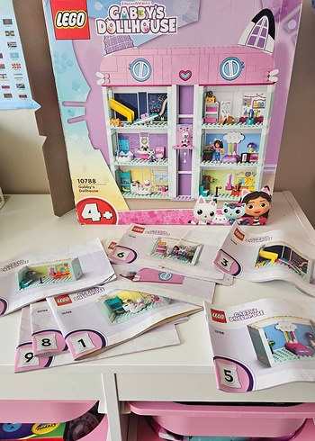 LEGO 10788 Gabbys Dollhouse Kutulu, Eksiksiz, Temiz - Görsel 4