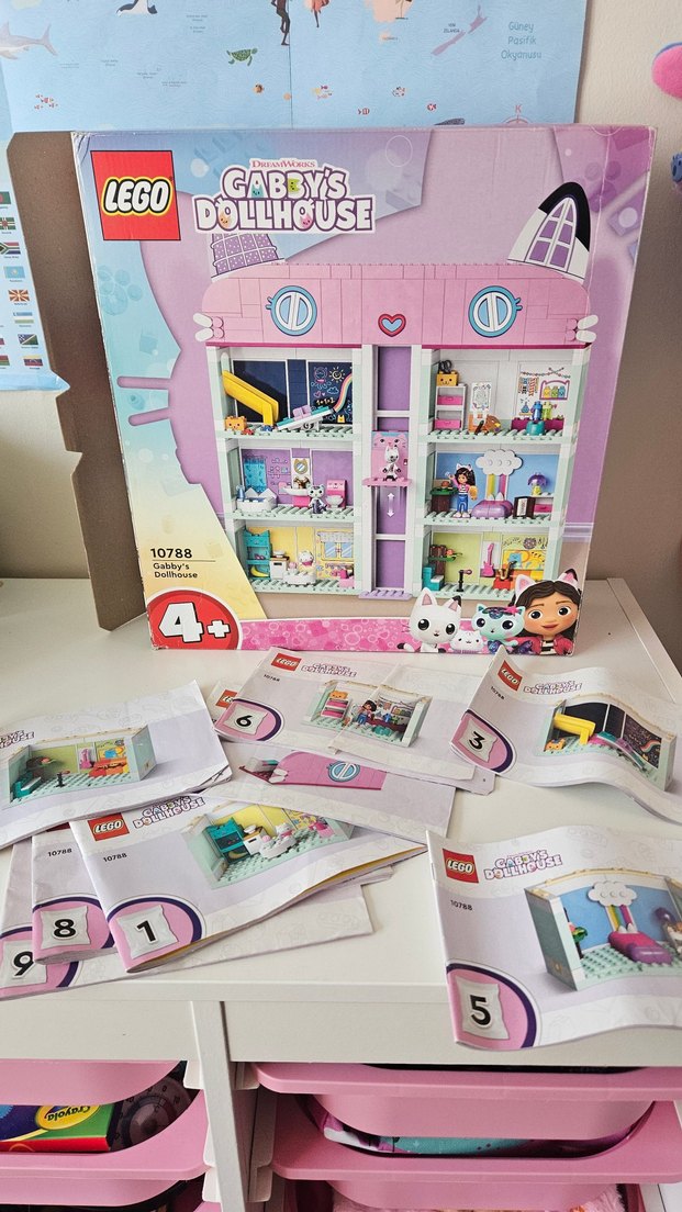 LEGO 10788 Gabbys Dollhouse  Kutulu, Eksiksiz, Temiz - Görsel 5