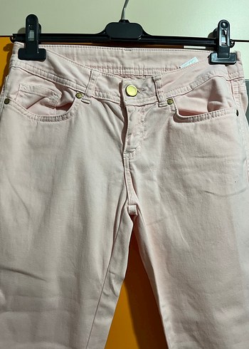 Pembe Kısa Paça Pantolon Ole - Görsel 4