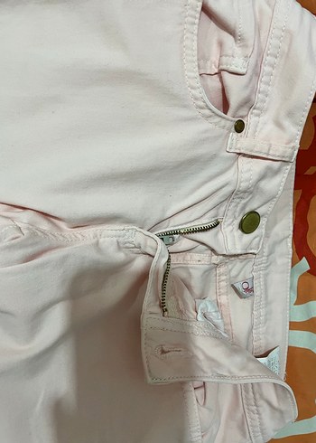 Pembe Kısa Paça Pantolon Ole - Görsel 3