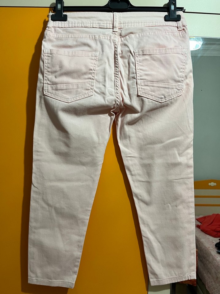 Pembe Kısa Paça Pantolon Ole - Görsel 2