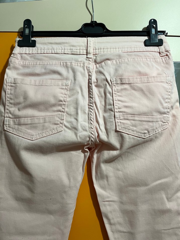 Pembe Kısa Paça Pantolon Ole - Görsel 5