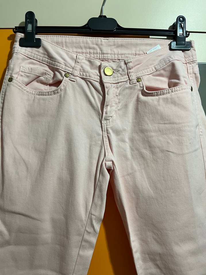 Pembe Kısa Paça Pantolon Ole - Görsel 4