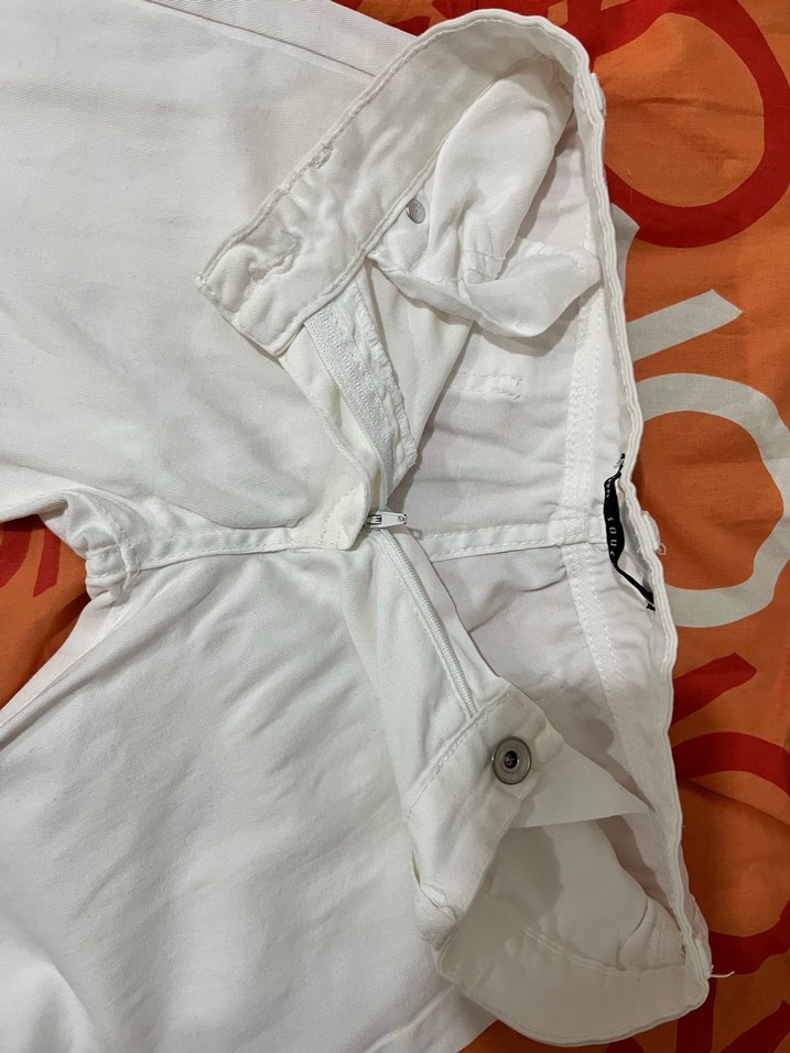 Beyaz Kadın Kumaş Pantolon Souchi - Görsel 4