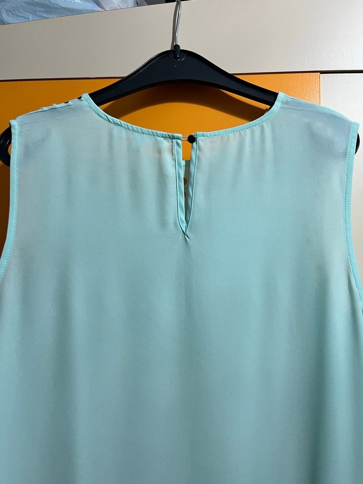 Koton Lazer kesim Kolsuz Bluz - Görsel 4