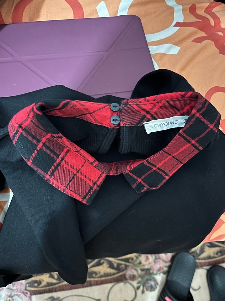 Kız Çocuk Siyah Uzun Kollu Üst LCW - Görsel 3