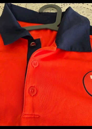 Kırmızı Siyah Yakalı Erkek Polo Tişört - Görsel 4