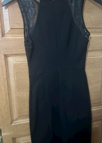 Zincir Detaylı Siyah Gotik Uzun Abiye Elbise - Görsel 2