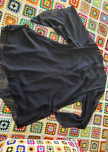 V Yaka Drapeli Uzun Gri Kadın Abiye Elbise - Görsel 2