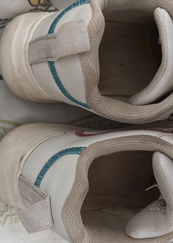 Gri Beyaz Kadın Spor Ayakkabı Cırt Cırtlı - Görsel 2