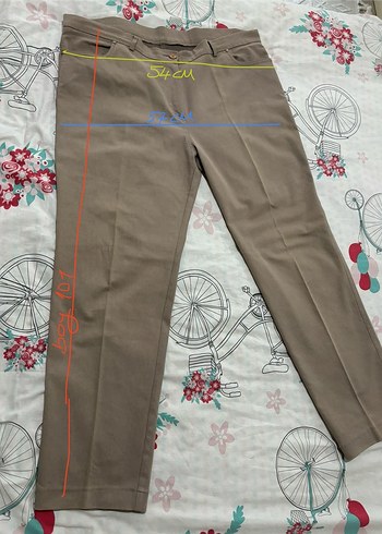 Selen Kadın Kumaş Pantolon Bel Detaylı - Görsel 4