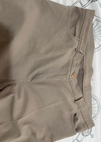 Selen Kadın Kumaş Pantolon Bel Detaylı - Görsel 3