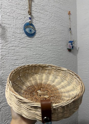 Bej Hasır Sepet - Görsel 2