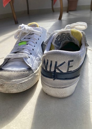 Beyaz Kadın Spor Ayakkabı Velcro Detaylı - Görsel 2