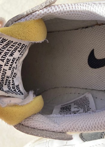 Beyaz Kadın Spor Ayakkabı Velcro Detaylı - Görsel 4