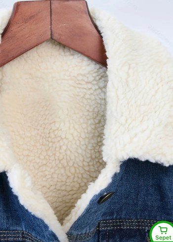 Düğmeli Kadın Kot Yelek, Sıcak ve Şık - Görsel 4