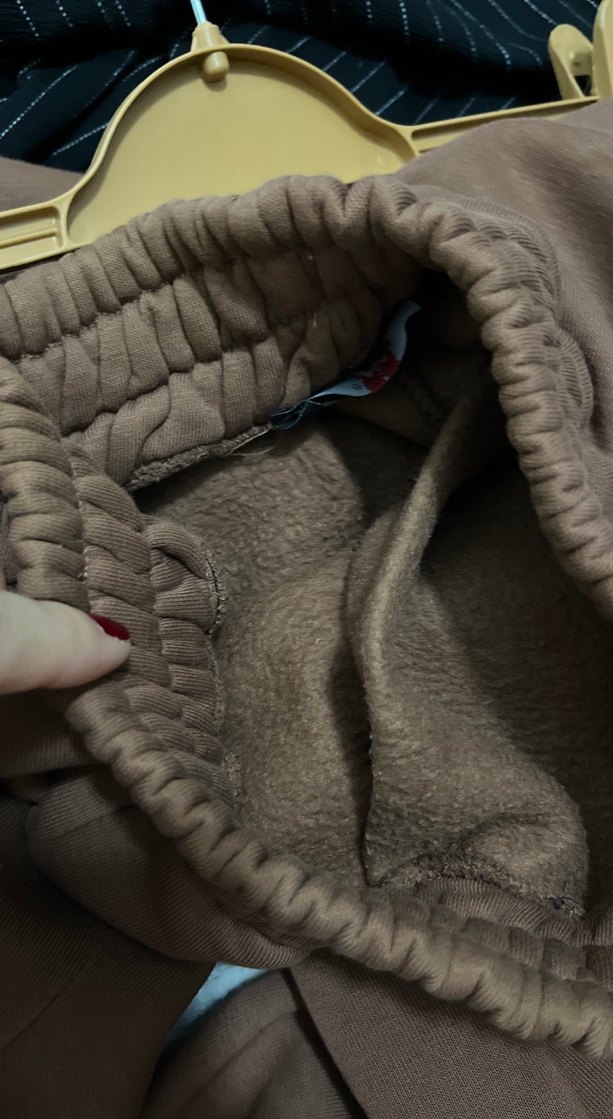 Kadın Kahverengi Rahat Kesim Midi Eşofman - Görsel 4