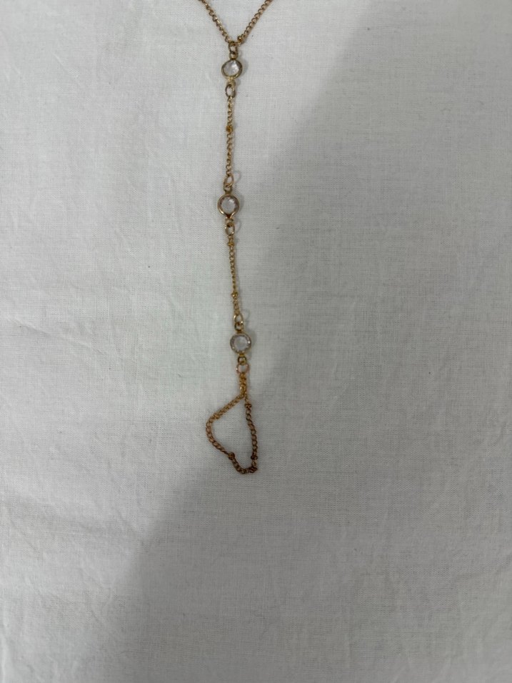 Altın Zincir Detaylı Kadın El Zinciri - Görsel 2