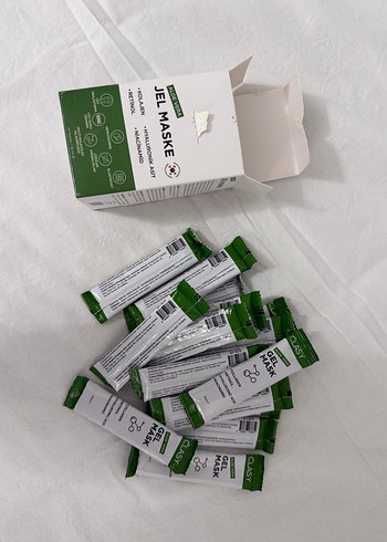 Aloe Vera Jel Maske - Kolajen & Retinol - Görsel 3