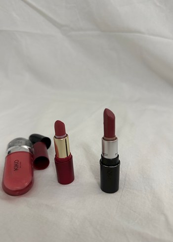 Kırmızı Ruj Seti - Kiko, MAC - Görsel 2
