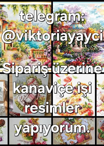 El yapımı kanaviçe tablosu Kız ve Kuzu - Görsel 6