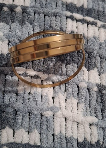 Bohem Elastik Altın Kadın Bileklik Seti - Görsel 3