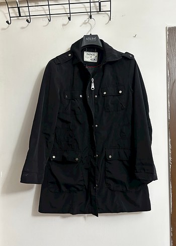 DeFacto Siyah Mini Fermuarlı Kadın Ceket - Görsel 2