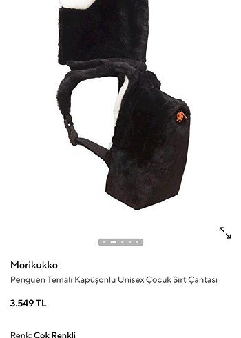 Beymen Morikukko Penguen Temalı Çocuk Sırt Çantası - Görsel 2