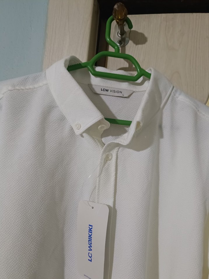 Erkek Beyaz Keten Uzun Kollu Gömlek - Görsel 3