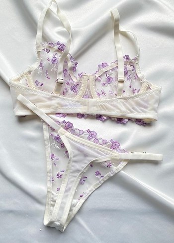 Lila Nakışlı Bohem Bralet - Görsel 4