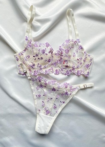 Lila Nakışlı Bohem Bralet - Görsel 3