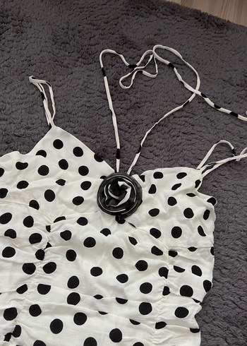 koton Puantiye Desenli Mini Elbise - Görsel 2