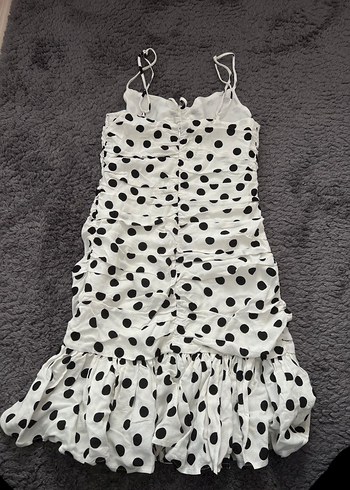 koton Puantiye Desenli Mini Elbise - Görsel 5