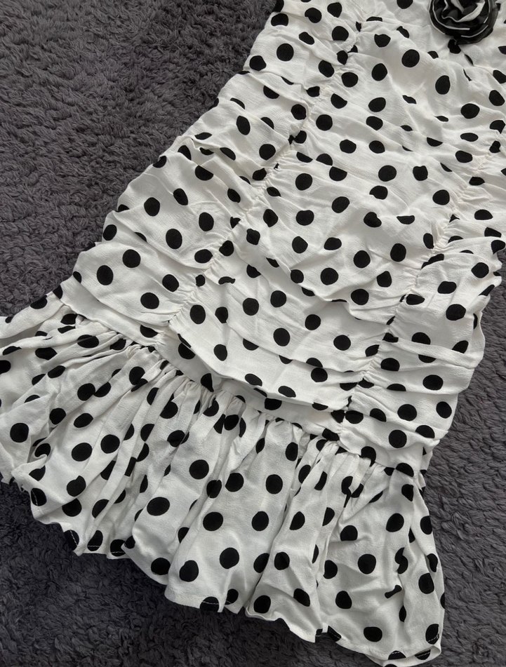 koton Puantiye Desenli Mini Elbise - Görsel 3