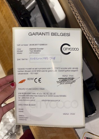 Citycoco Elektrikli Scooter Sıfır - Görsel 3