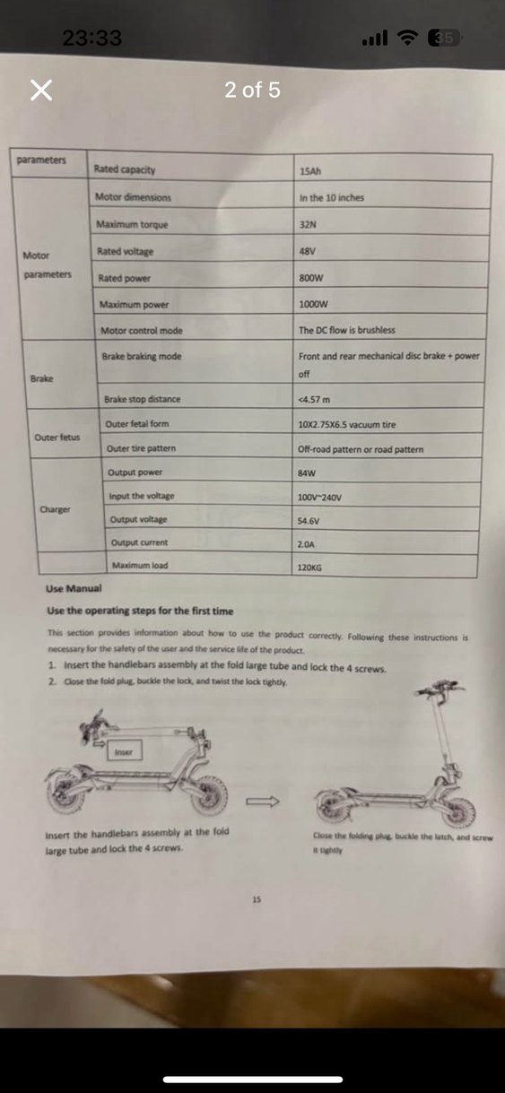 Citycoco Elektrikli Scooter Sıfır - Görsel 2