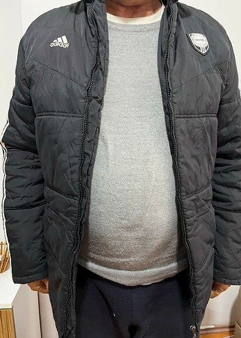 Siyah Adidas Erkek Spor Mont - Görsel 6