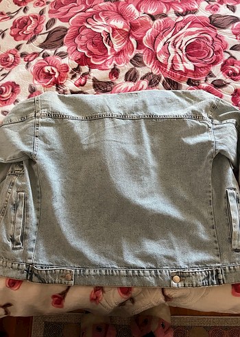 Gri Kapüşonlu Kadın Denim Ceket - Görsel 5