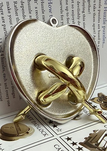 HUZZLE Cast Amour 3D Metal Puzzle - Görsel 4