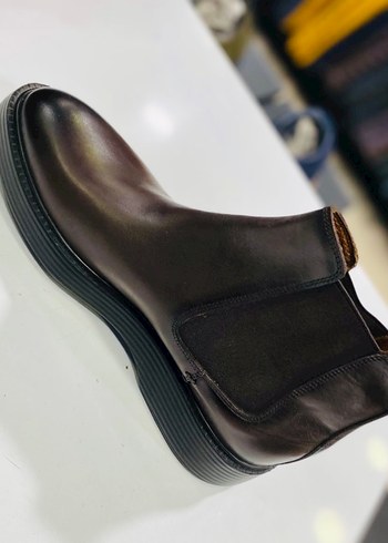 Kahverengi Deri Erkek Bot. (LUCİANO BELLİNİ) MARKA - Görsel 2