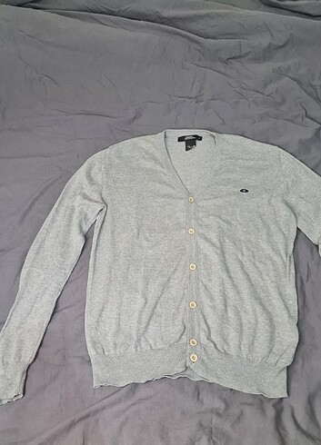 No Fear düğmeli hırka - Görsel 2