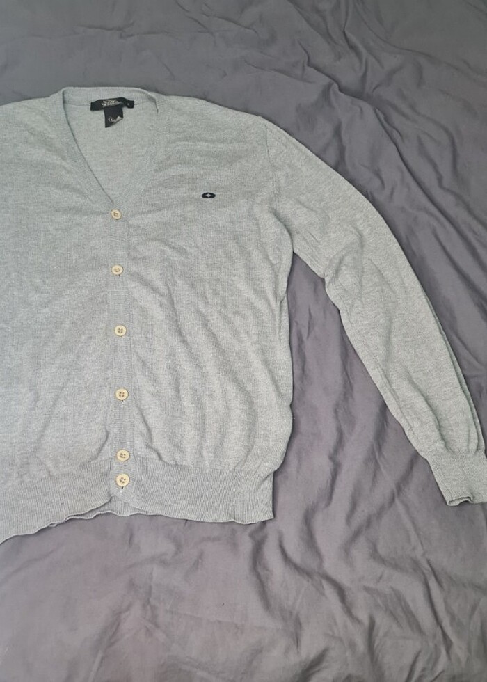 No Fear düğmeli hırka - Görsel 3