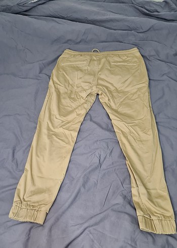 Bej Rahat Kesim Keten Erkek Pantolon - Görsel 2