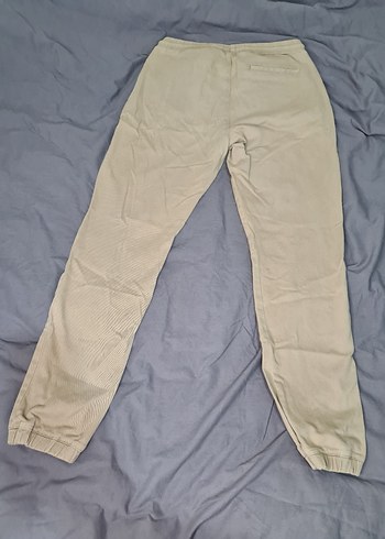 Bej Rahat Kesim Erkek Keten Pantolon - Görsel 3